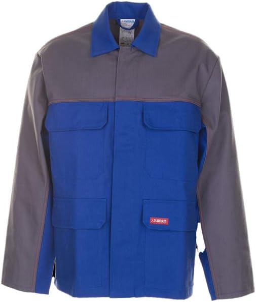 Planam Grösse 62 Herren Major Protect Jacke 2-lagig Kornblau grau Modell 5210 Kornblau/Grau 62, Korn