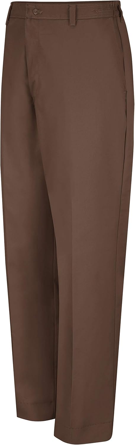 Red Kap Herren Arbeitshose mit elastischem Einsatz 34x30 - 2 Pack Braun, 34x30 - 2 Pack Braun