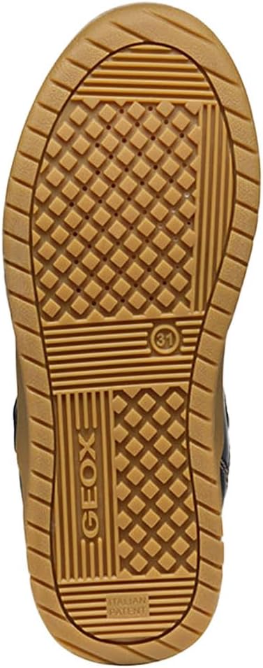 Geox Jungen J Perth Boy B Sneaker 33 EU Braun A, 33 EU Braun A