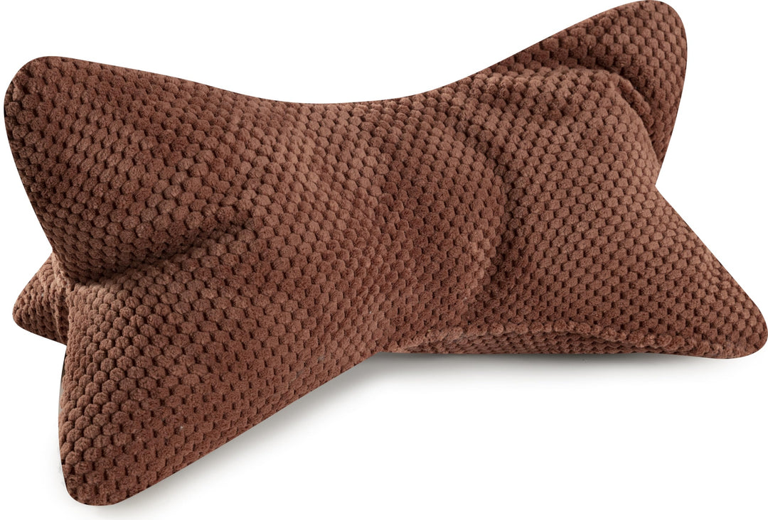 MAGMA Leseknochen COMODO -Kupfer-, ergonomische Form für Nacken- oder Lendenstütze, Flexible Stütze