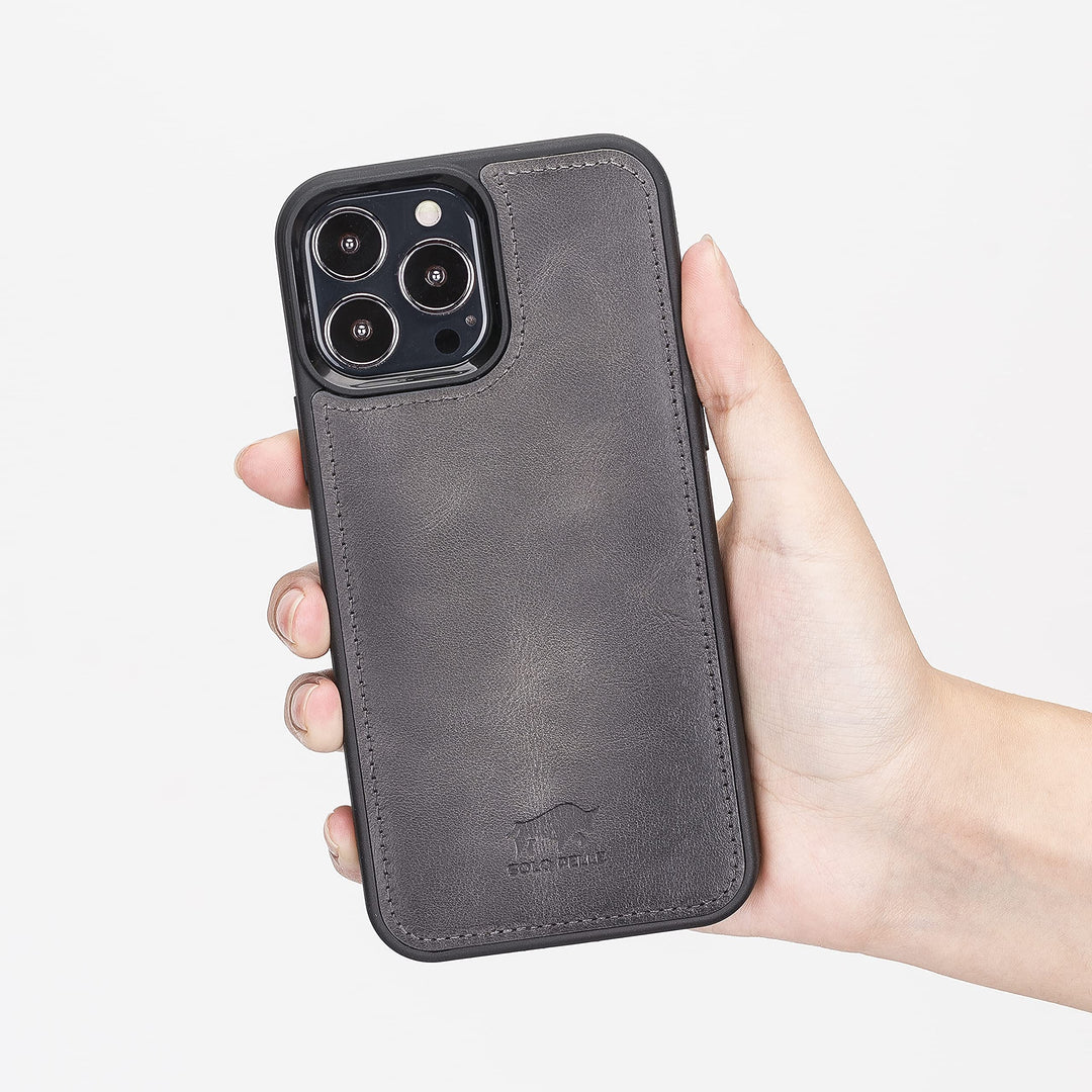 Solo Pelle Lederhülle für das iPhone 13 Pro Max in 6.7 Zoll Stanford Case Leder Hülle Ledertasche Ba