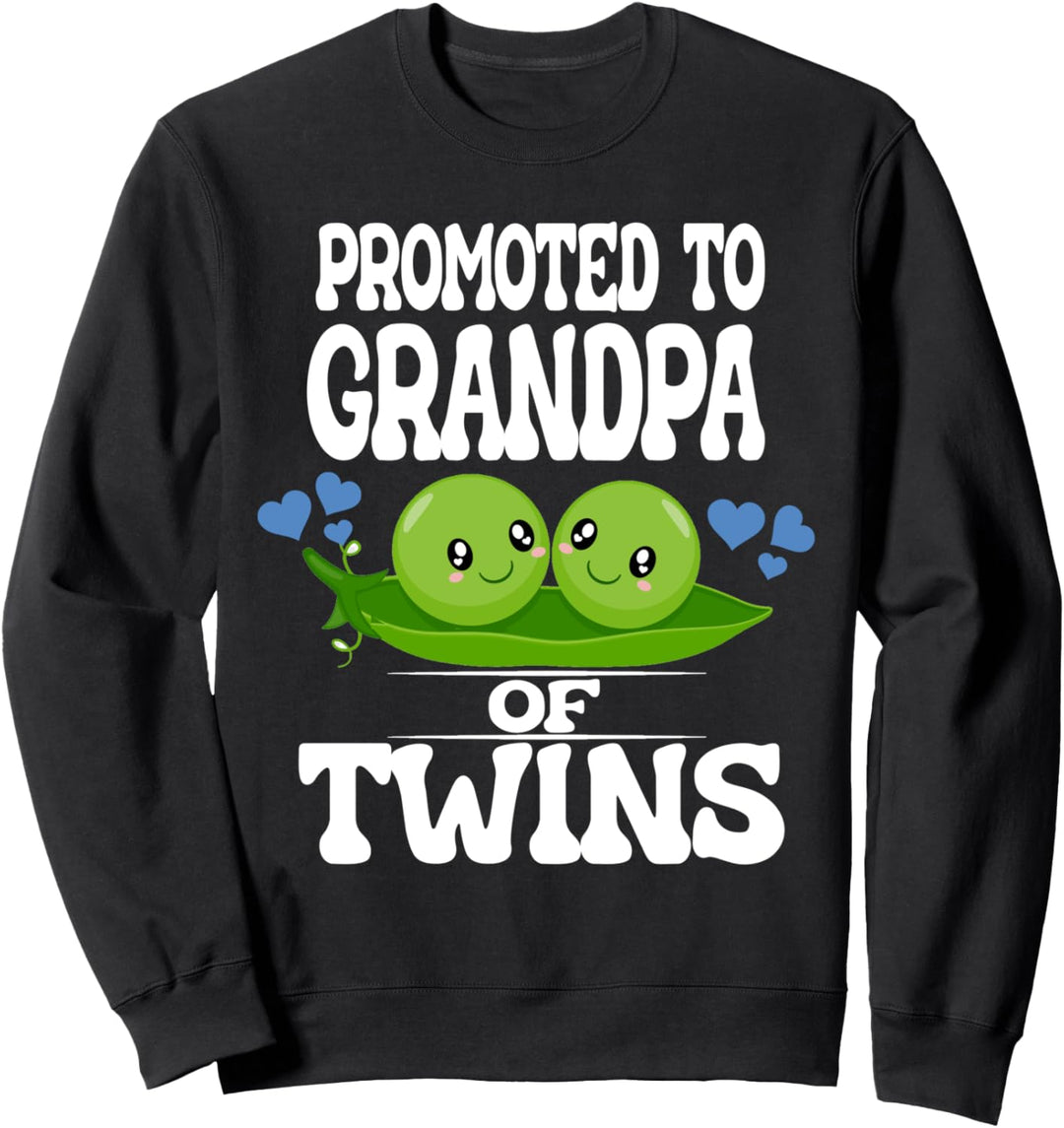 Promoted To Grandpa Of Twins Sweatshirt