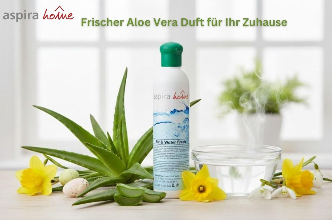 Aspira Home Duftstoff mit Aloe Vera - Duftöl für Wasserstaubsauger/Staubsauger mit Wasserfiter und A