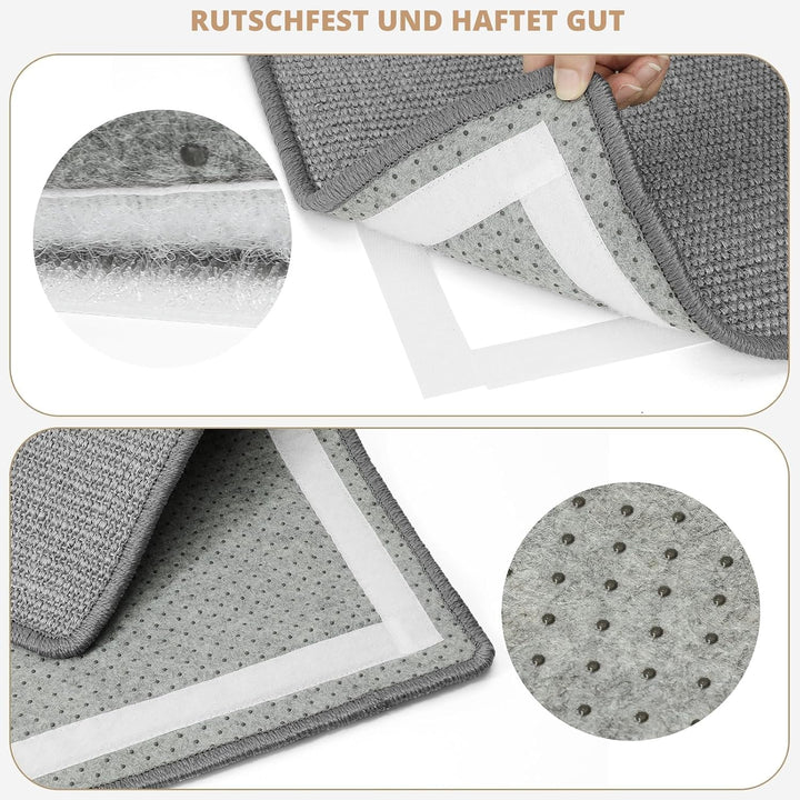 Graciadeco 2 Kratzmatte Katze Wand Sisal Teppich, 60 x 40cm Katzen Kratzbrett Natürlich Katzenkratzb