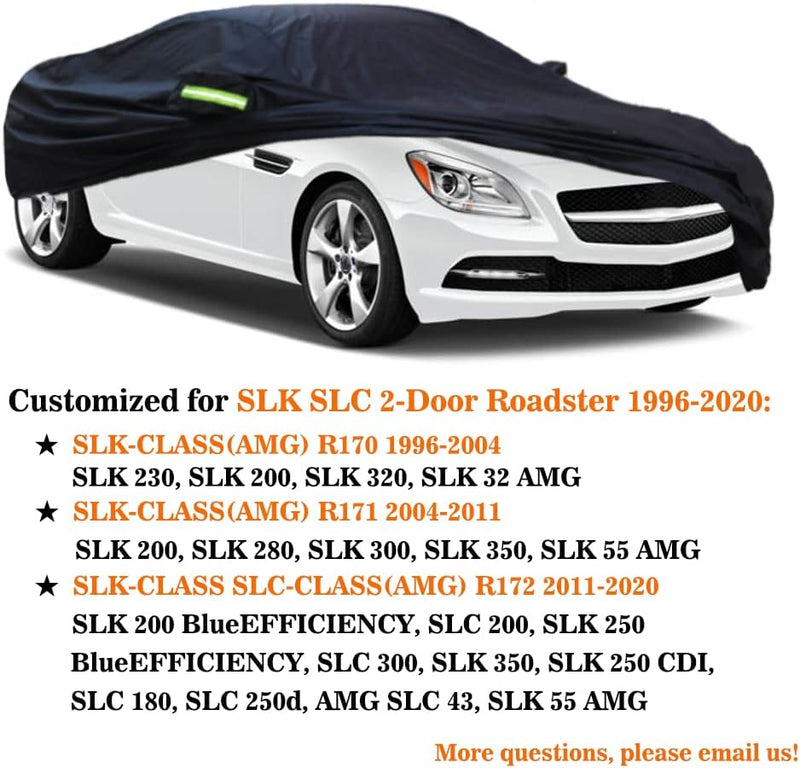 SjYsXm Autoabdeckung Kompatibel mit Mercedes-Benz SLK SLC 2004-2020 R170 R171 R172 SLK SLC Roadster,