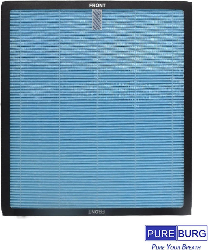 PUREBURG Ersatzfilter kompatibel mit Airtok AP2301 AP2301W Luftreinigern, 2er-Pack, H13 HEPA-Aktivko