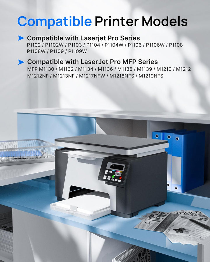 GPC IMAGE 85A CE285A Toner Schwarz Kompatibel für HP CE285A 85A Toner für HP Laserjet P1102W P1102 P