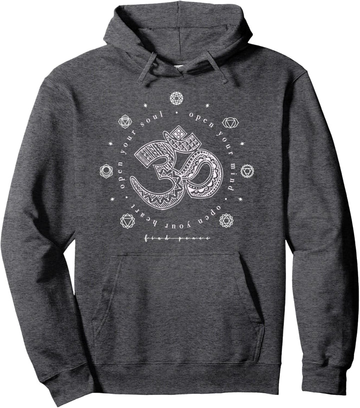 Open Your Mind Open Your Heart Open Your Soul Pullover Hoodie