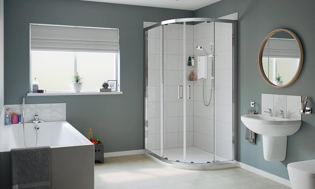 Mira Showers 1.1746.007 Sport Max Elektrodusche, 9 kW, 1.1746.008 10.8W 10.8 kW Weiss / Chrom, 10.8