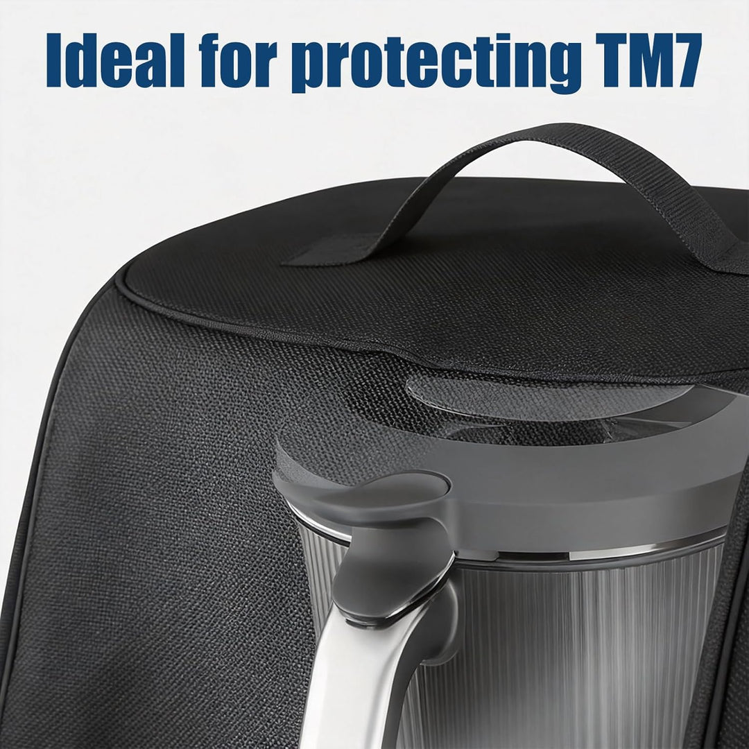 Abdeckhaube für Thermomix TM7, Wasserdichte und staubdichte Schutzhülle mit transparentem Sichtfenst