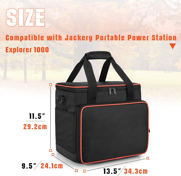 Trunab Tasche für Generator, Drei Grössen, Kompatibel mit Jackery Explorer 160/240/300/500/1000 &amp; AL