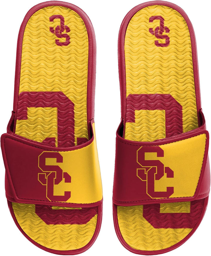 FOCO Arizona Wildcats NCAA Herren Colorblock Big Logo Gel Slides Alabama Crimson Tide 13-14 Colorblo