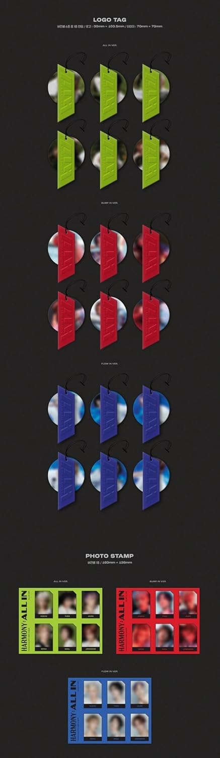 P1Harmony - HARMONY : ALL IN (6th Mini Album) CD+Folded Poster (FLOW IN ver, 1 Folded Poster) FLOW I