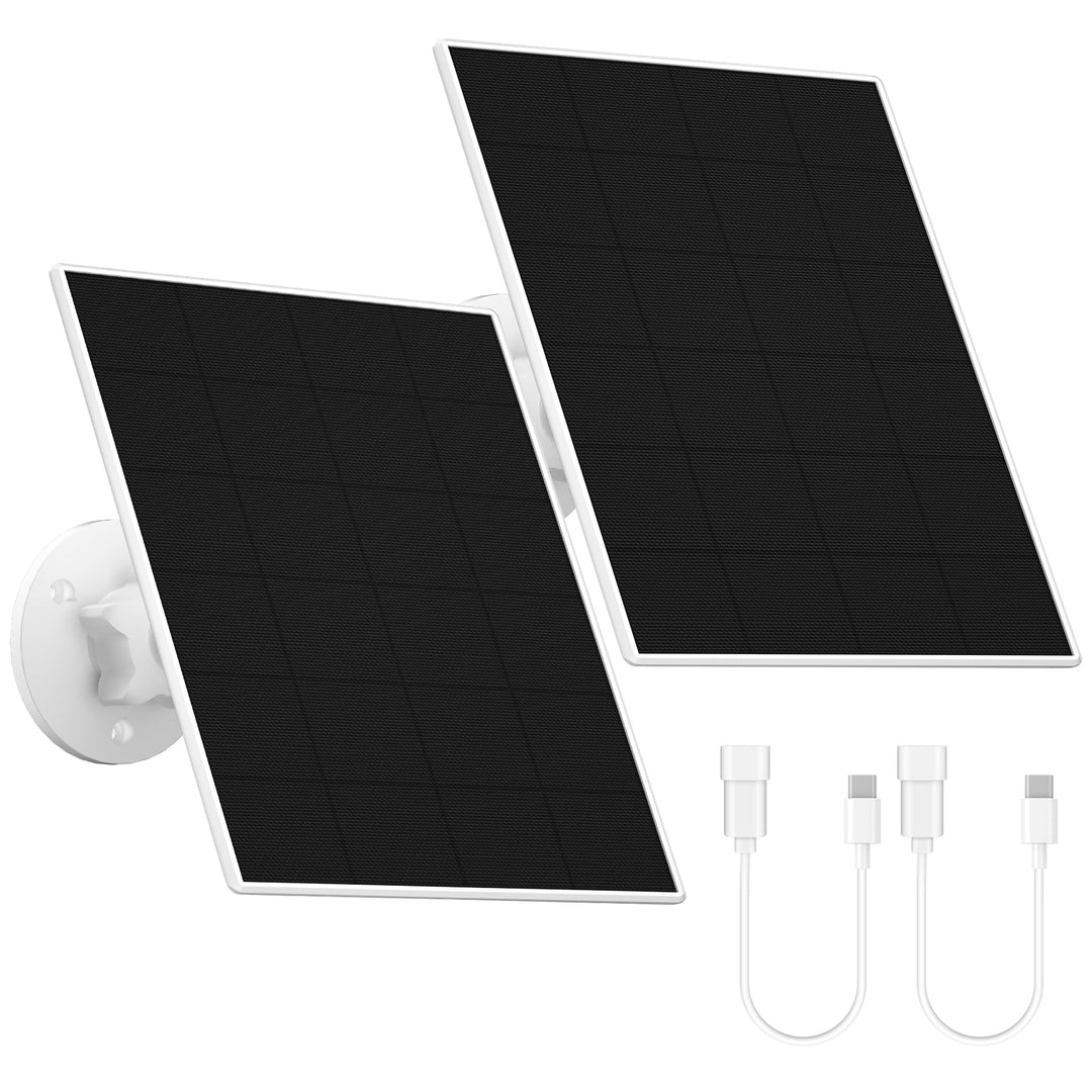 Solarpanel für eufy Kamera,5V 5W Solar Panel für eufyCam 2/2 Pro/2C/2C Pro/3/3C/E/E20/E40/L20/L40/S3