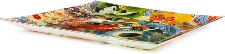 Excelsa Kimono Teller Tablett Dekoriert 30 cm Kimono Dekor, 30 cm Kimono Dekor