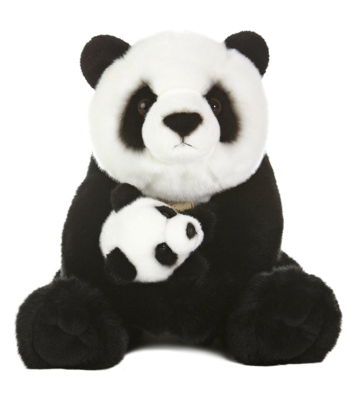 Aurora World Miyoni Panda Bear with Cub Plush, 15 by World