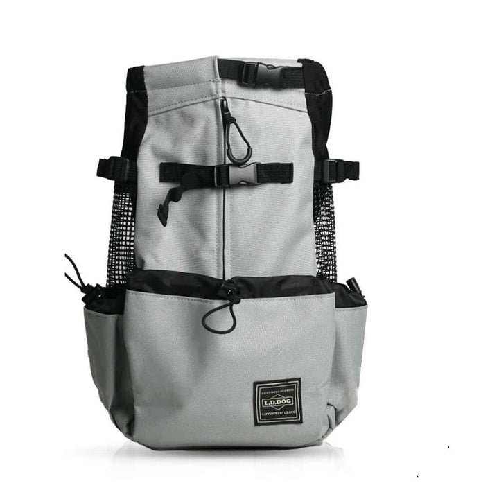 1–25 kg Hundetragetasche mit Kordelzug, belüfteter Haustier-Rucksack für kleine, mittelgrosse Hunde,