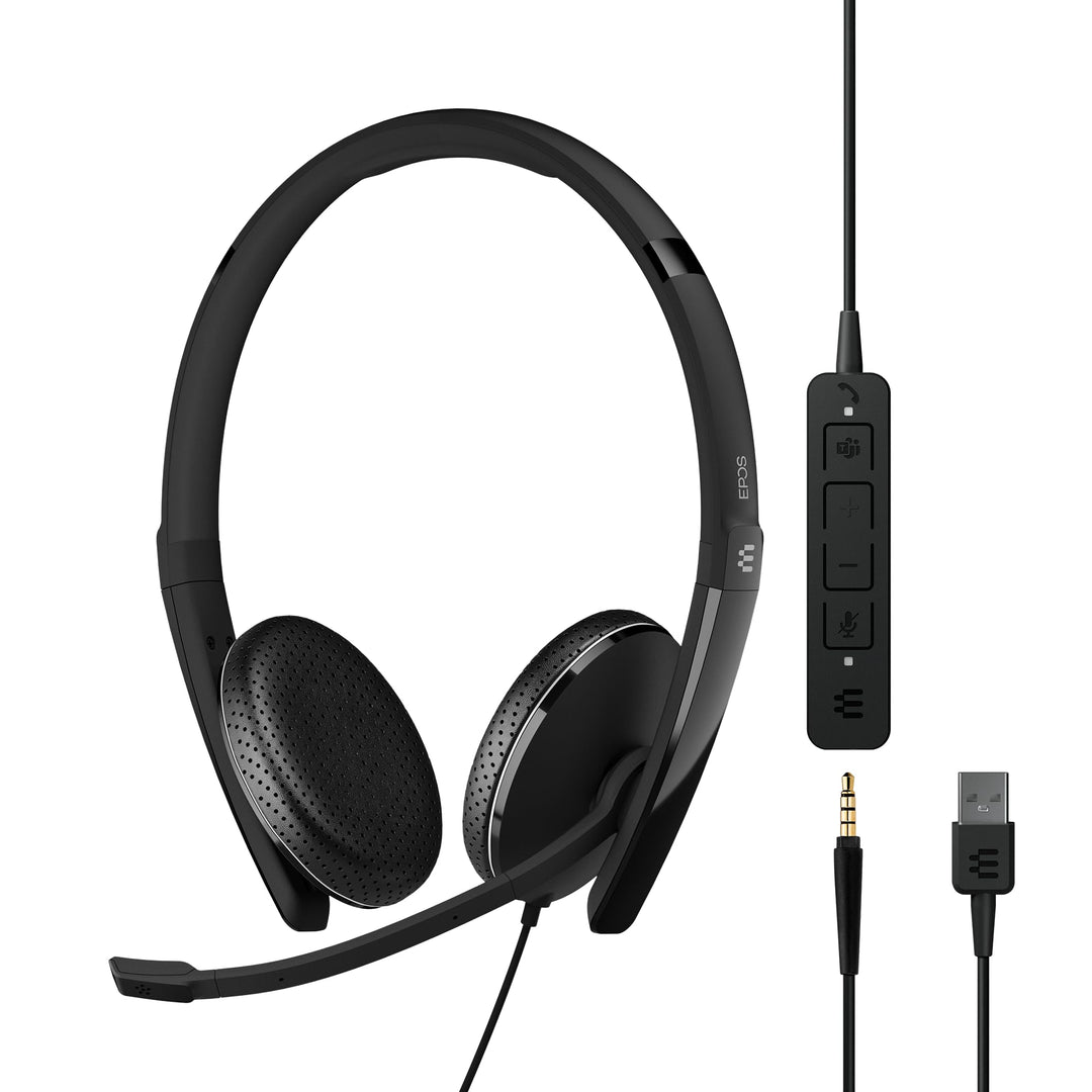EPOS Adapt 165T USB II Headset: Überlegene Klangqualität, Microsoft Teams Zertifiziert, Multi-Geräte