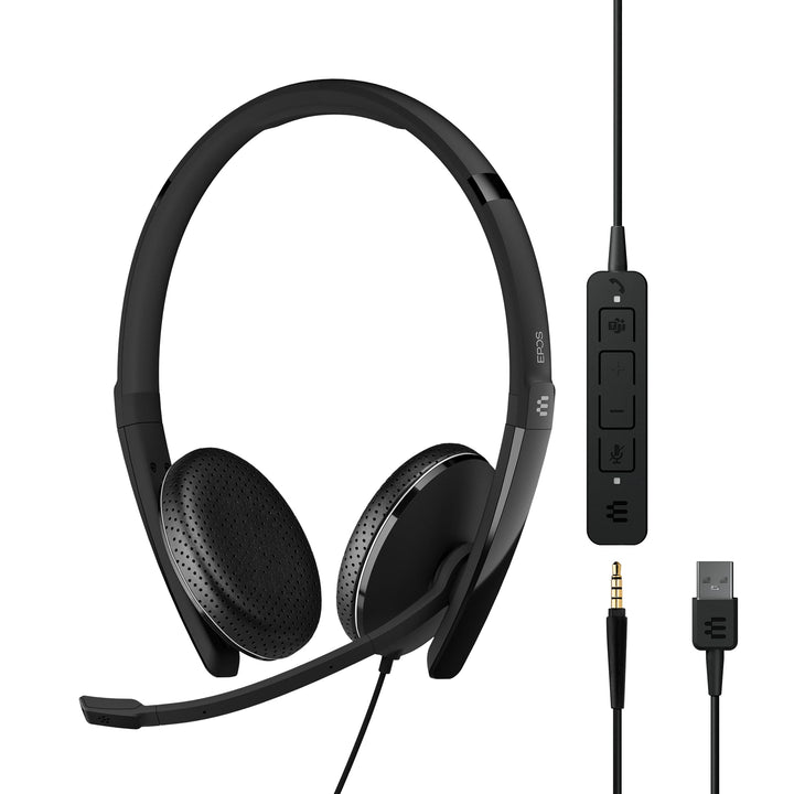 EPOS Adapt 165T USB II Headset: Überlegene Klangqualität, Microsoft Teams Zertifiziert, Multi-Geräte