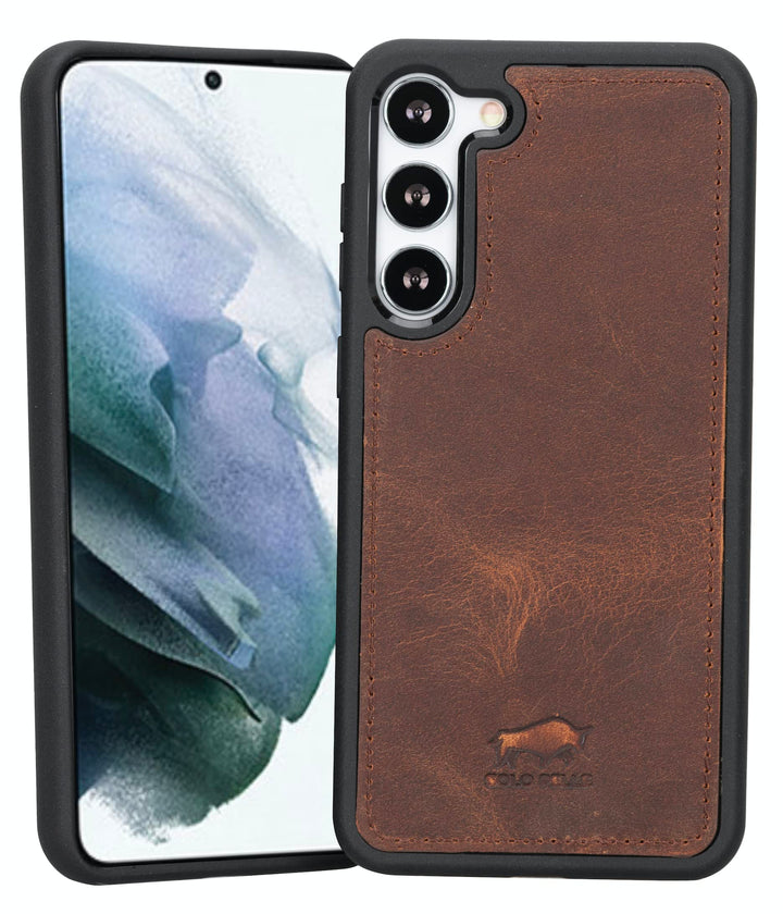 Solo Pelle Lederhülle für das Samsung Galaxy S23+ / S23 Plus Hülle aus echtem Leder, Model: Stanford