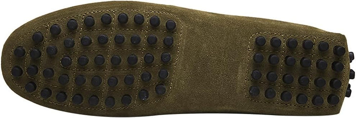 Jamron Herren Wildleder Penny Loafers Gemütlich Fahrende Schuhe Mokassin Slippers 39.5 EU Braun, 39.