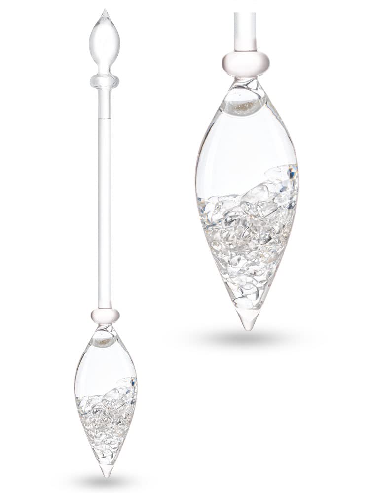 VitaJuwel DIAMONDS Edelsteinphiole mit echten Diamantsplittern (4 ct.) & Bergkristall
