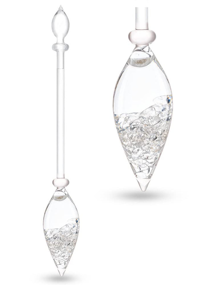 VitaJuwel DIAMONDS Edelsteinphiole mit echten Diamantsplittern (4 ct.) & Bergkristall