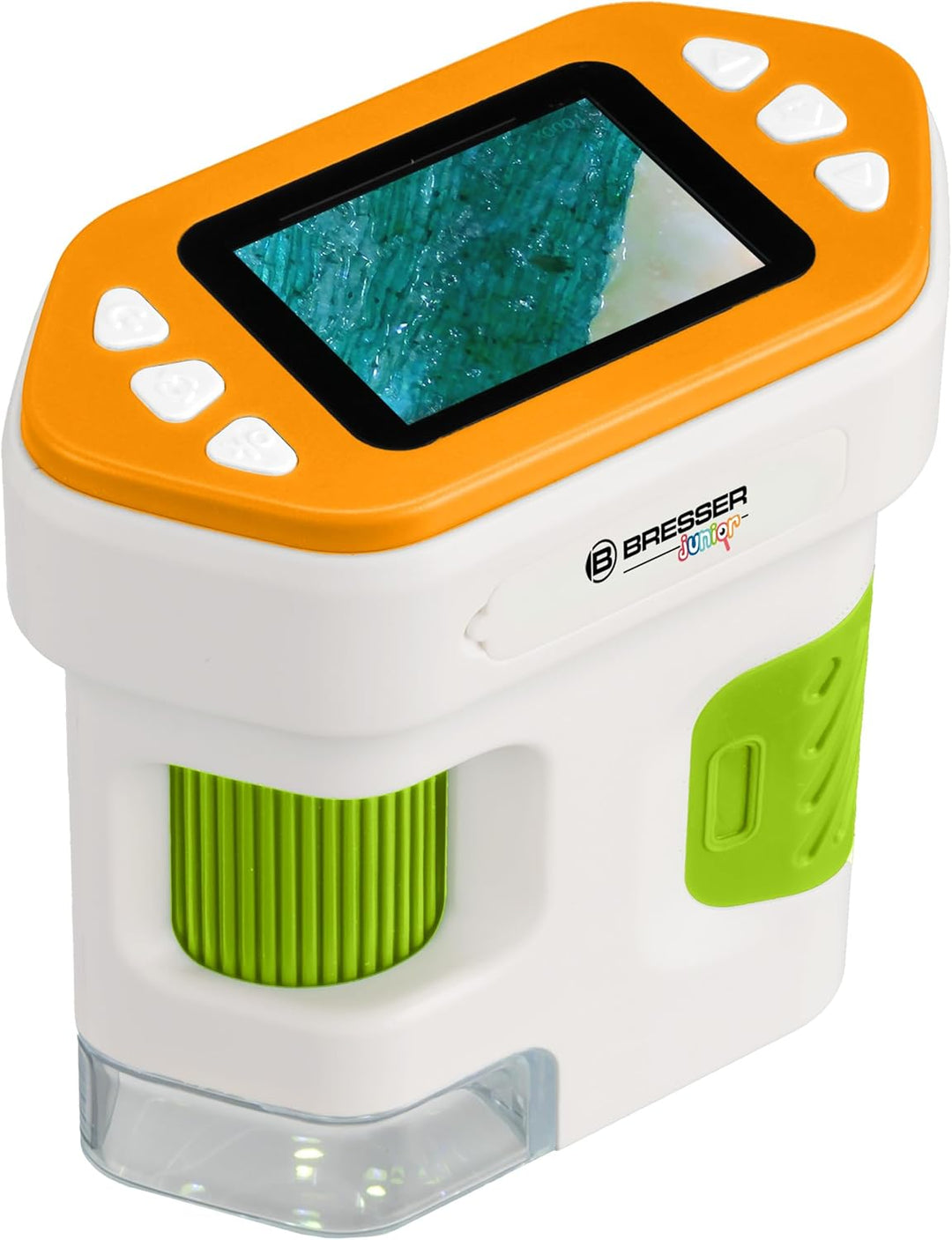 Bresser Junior digitales Handmikroskop mit 2 Zoll Display, optische Vergrösserung 7x-31x, Digitale V