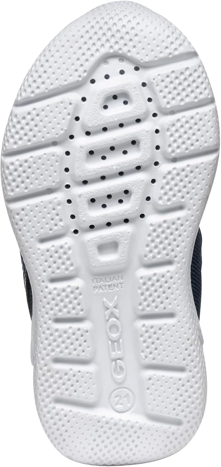 Geox Mädchen B Sprintye Girl A Sneakers 24 EU Avio Silver, 24 EU Avio Silver
