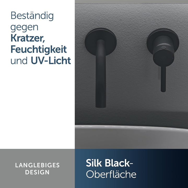Ideal Standard A6938XG Ceraline Wand-Waschtischarmatur Unterputz Silk Black