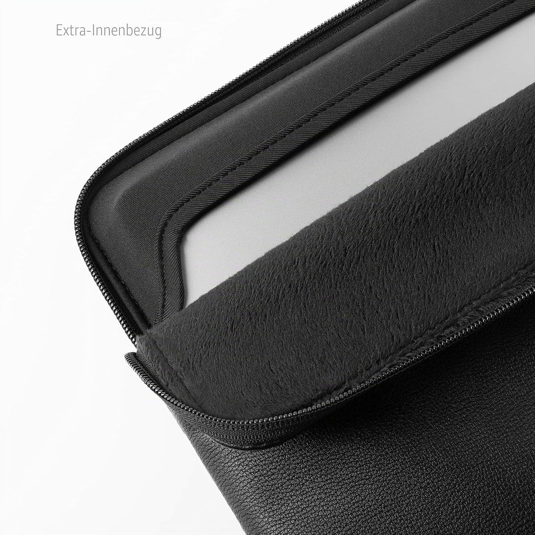 Comfyable Laptophülle aus Leder Kompatibel mit 16 Zoll MacBook Pro M4 M3 M2 M1 2025-2019 & 15 Zoll M