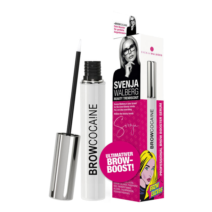 BROWCOCA!NE® Augenbrauen-Serum für schnelles Wachstum &amp; volle Brauen | veganer Eye-Brow Booster by S
