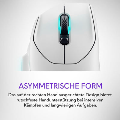 Alienware AW620M Wireless Gaming Mouse - Lunar Light