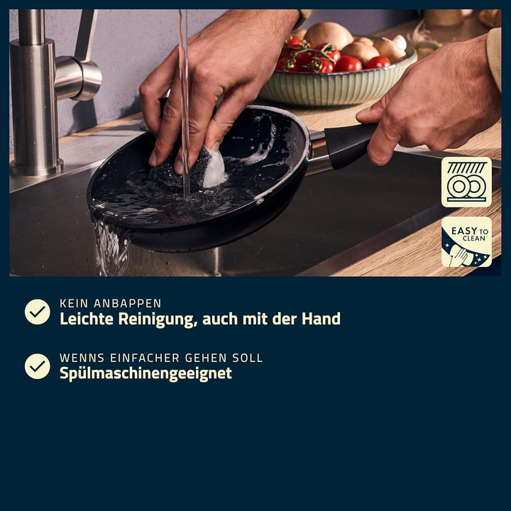 HENCKELS by ZWILLING Breeze Bratpfanne 20 cm mit Antihaft-Keramik-Beschichtung, Induktionsgeeignet,