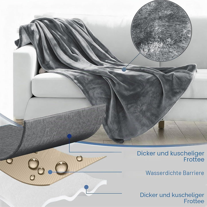 Wasserdichte Decke, Liebesdecke Für Paare, Verliebte, Erwachsene Und Kinder, Wiederverwendbare Unter
