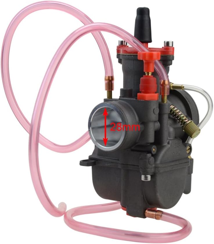 GOOFIT 28mm PWKVergaser Ersatz für 2 oder 4 Hub Motor 125cc 250cc Motorrad Dirtbike Scooter 28mm Ver