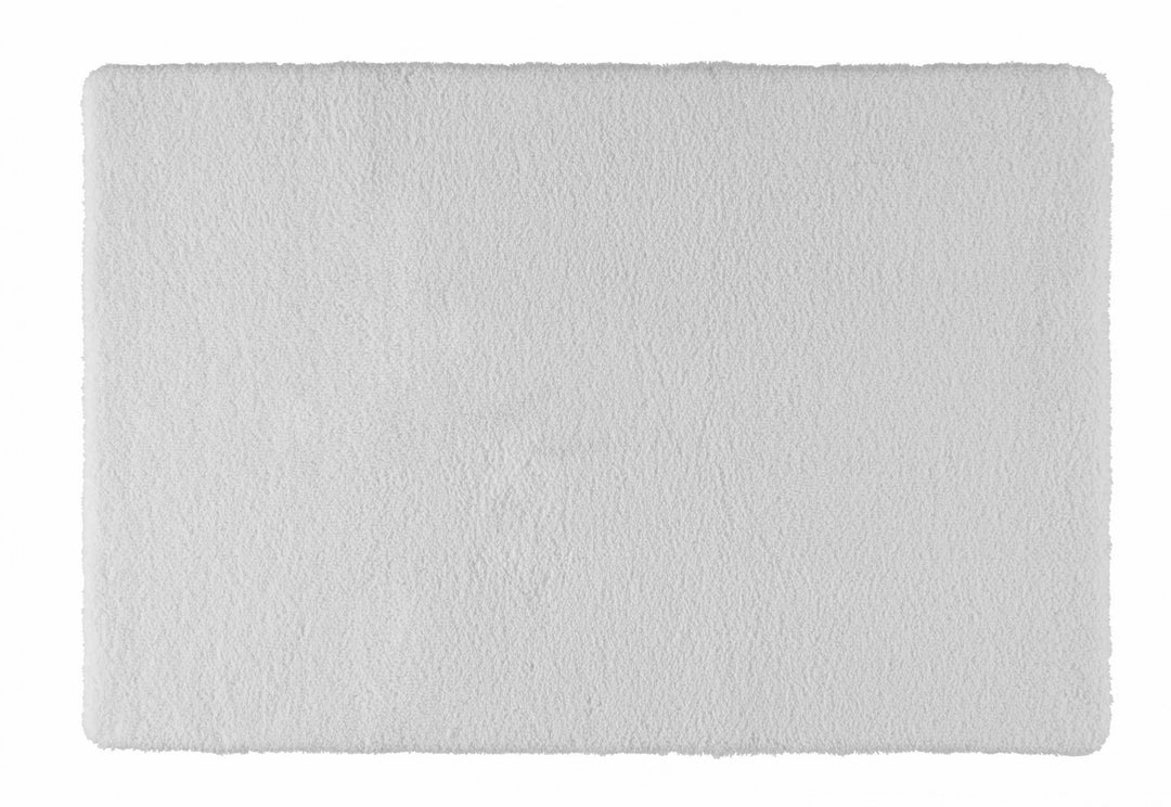 Rhomtuft Badematte Aspect, Farbe: weiss, Grösse: 55x60cm Toilettenvorlage mit Ausschnitt 55x60 cm, T