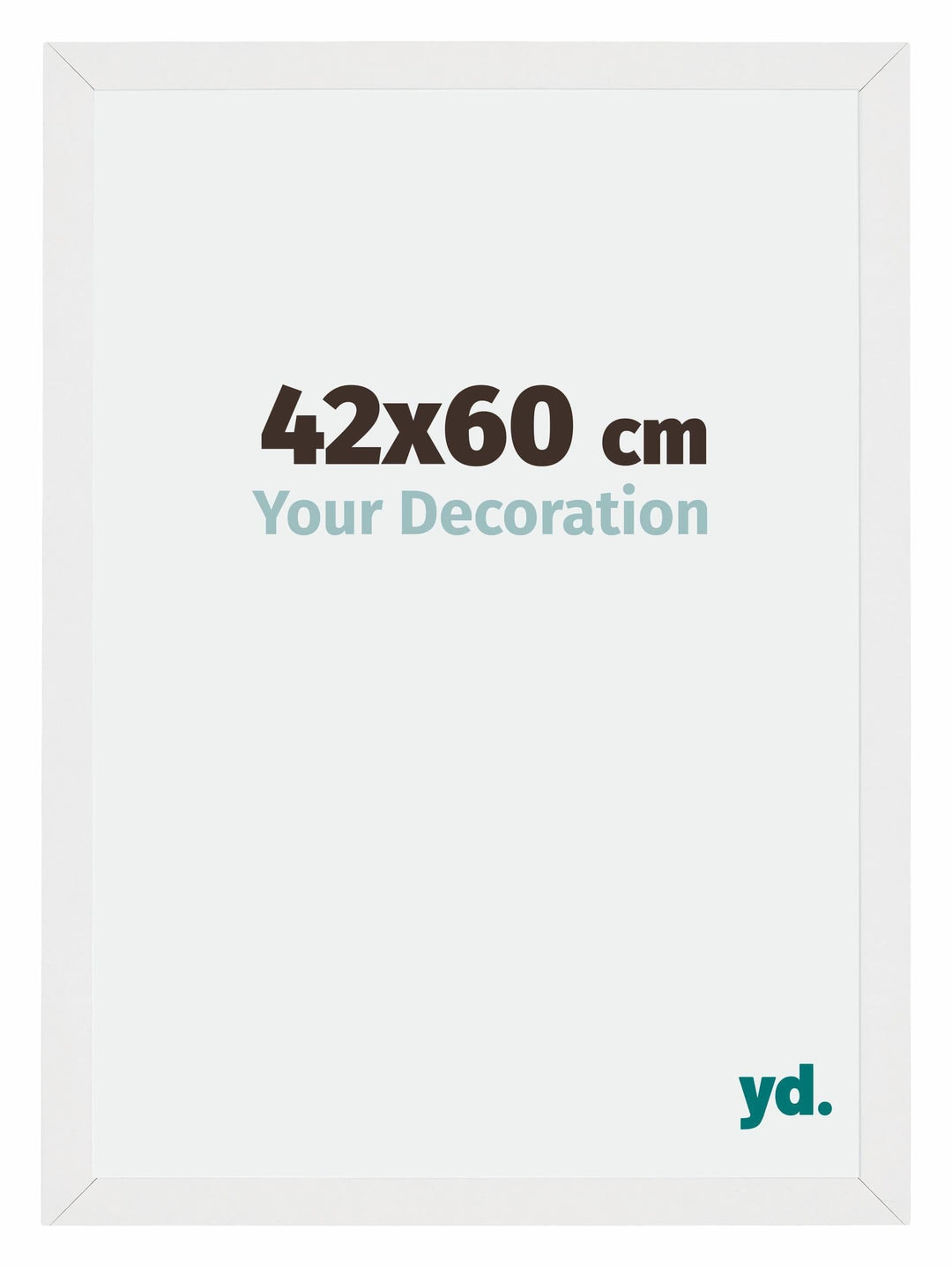 yd. Your Decoration - Bilderrahmen 42x60 cm - Bilderrahmen aus MDF mit Acrylglas - Antireflex - Ausg