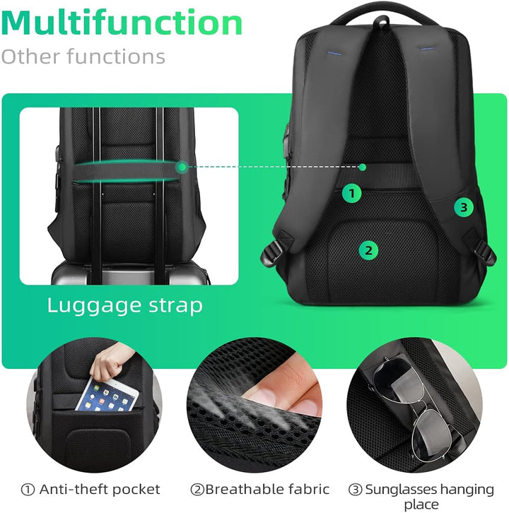 MARK RYDEN Laptop Rucksack Schulrucksack 15.6 Zoll Casual Business Daypack Reiserucksack für College