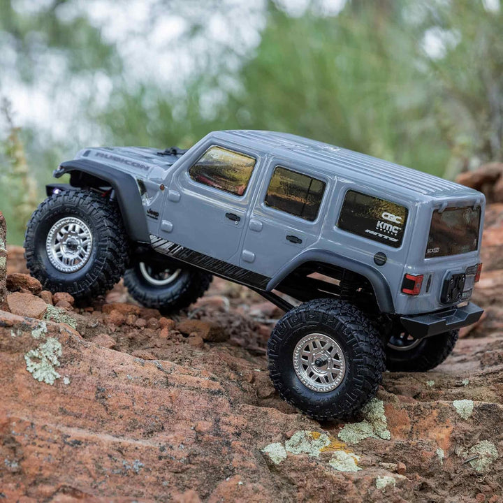 Axial RC Crawler SCX24 Jeep Wrangler 1/24 Scale 4WD RTR Grau