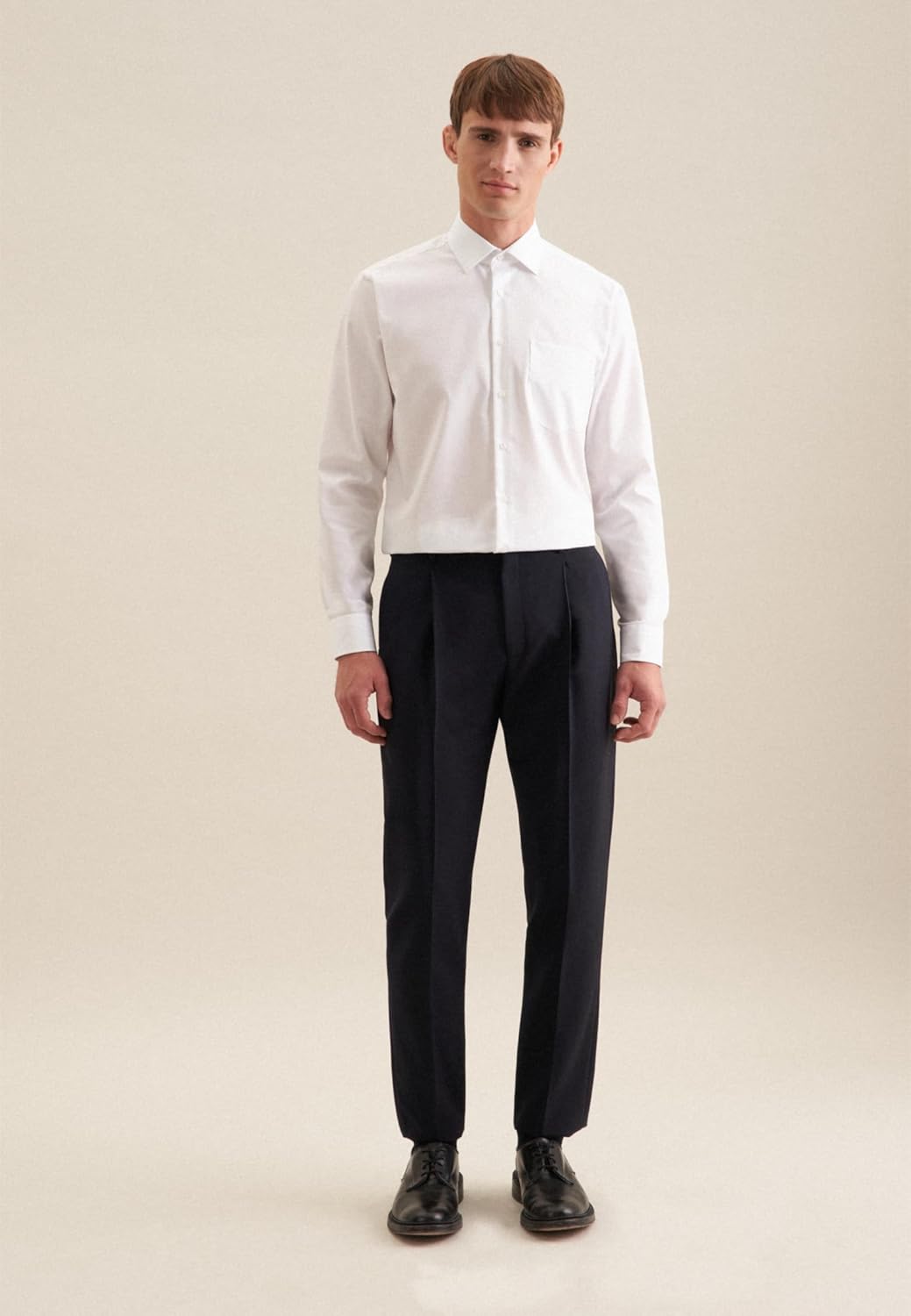 Seidensticker Herren Business-Hemd - Regular Fit - Bügelfrei - Kent-Kragen - extra Langer Arm - 100%