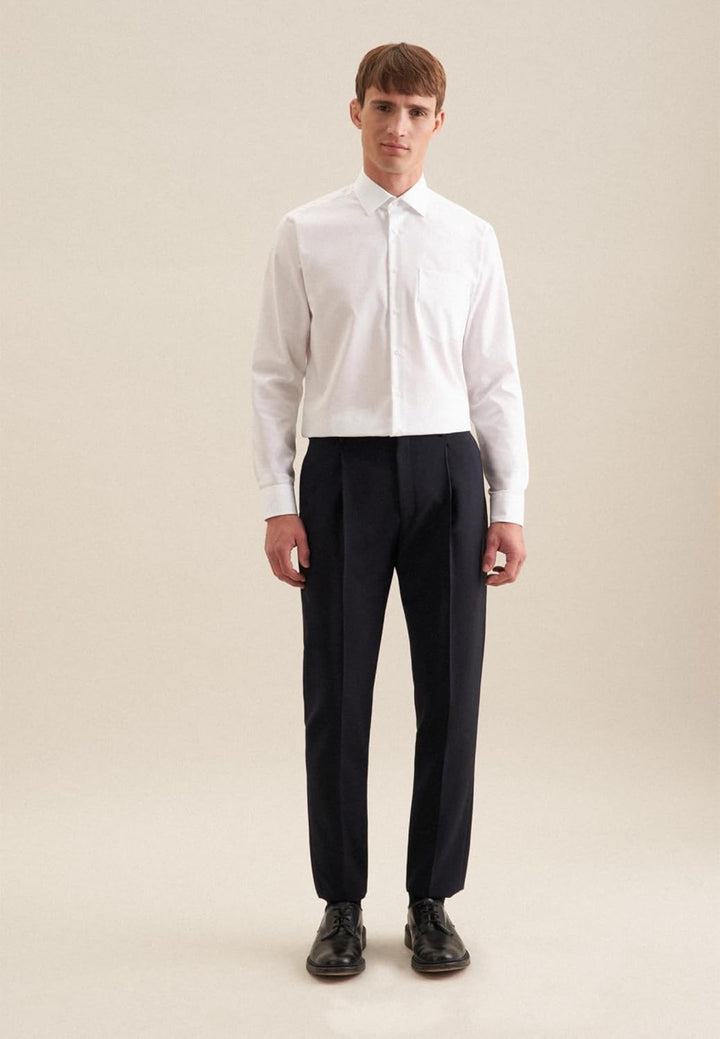 Seidensticker Herren Business-Hemd - Regular Fit - Bügelfrei - Kent-Kragen - extra Langer Arm - 100%