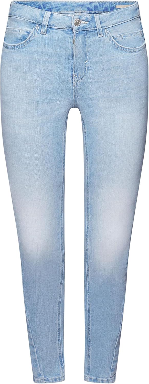 ESPRIT Damen 033ee1b310 Jeans, 36W / 28L 904/Blue Bleached