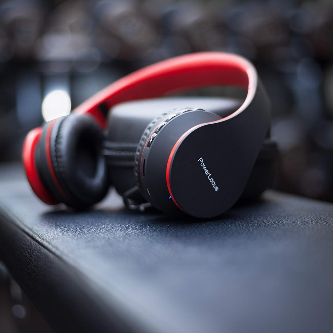 PowerLocus P1 Bluetooth Kopfhörer Kabellos, Wireless 5.0 Bluetooth Kopfhörer Over-Ear, Over Ear Kopf