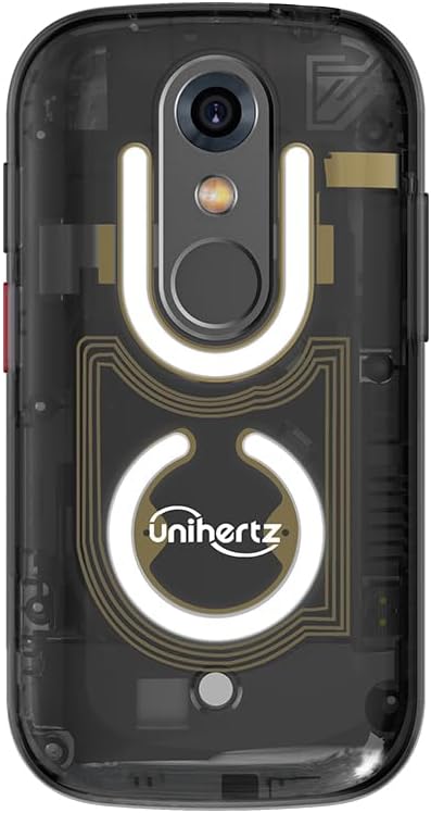 Unihertz Jelly Star (Schwarz) – Kleinstes 4G-Smartphone mit LED-Licht und 3-Zoll-Display, Android 13