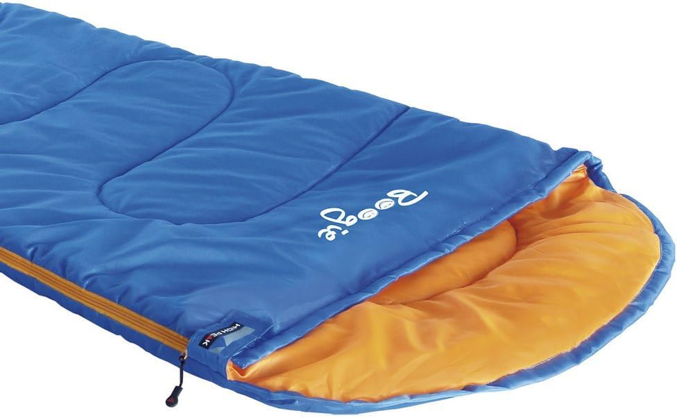 Kinder Mumienschlafsack Boogie bis +14°C 170x70/45cm 0,75kg High Peak, blau/orange