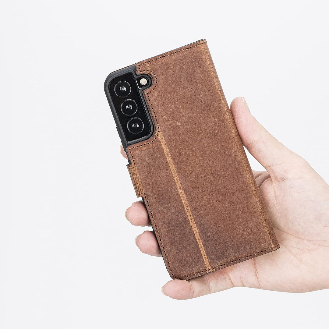 Solo Pelle Lederhülle Harvard kompatibel für das Samsung Galaxy S22 Plus / S22+ inklusive abnehmbare