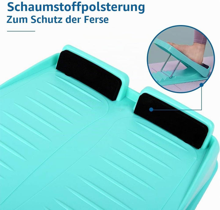 Schrägbrett, Wadendehner, Knöchel- und Fussneigungsbrett zum Dehnen von Angespannten Waden Oder bei