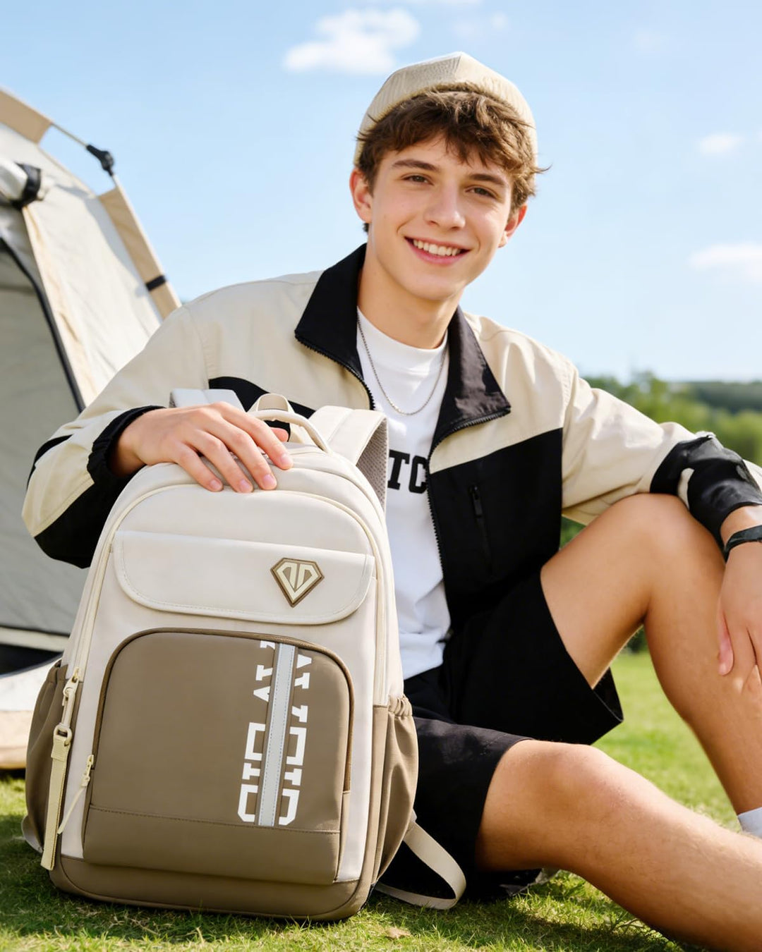 Amythe Schulrucksack Jungen Teenager 10-18 Jahre, Gross Rucksack Schule Oberstufe Schultasche Junior