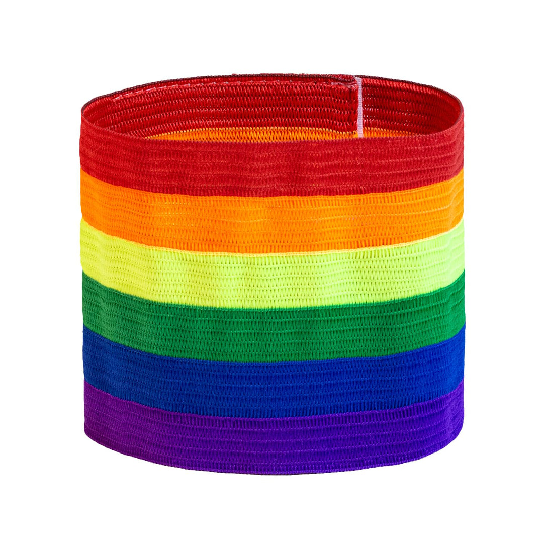 Sportacular Gear 5 Regenbogen-Armbinden mit Klettverschluss individuell anpassbar | Rainbow Armband